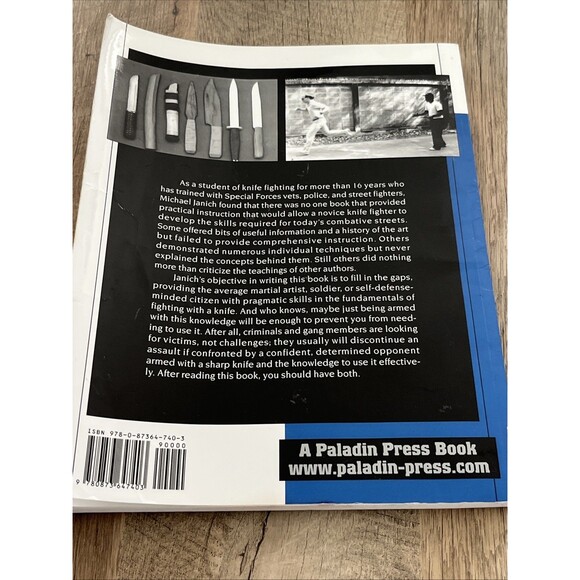 Knife Fighting: A Practical Course by Michael D. Janich, SIGNED COPY - Picture 3 of 7